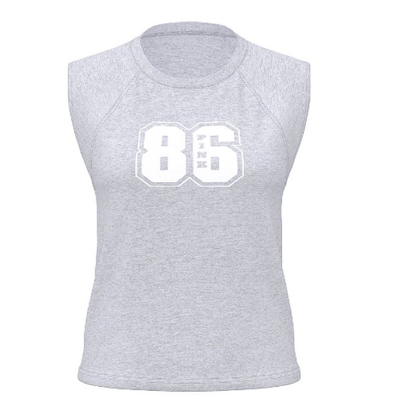 PINK Victoria's Secret Sleeveless Retro Cotton Muscle Tank Top - Picture 2 of 5